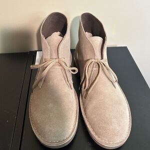 Clarks Suede Lace Up Bushacre 2 Chukka Ankle Boot mens 10